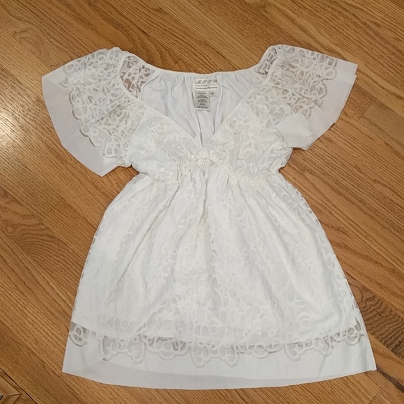 Max Studio Tops - M.S.S.P. size M white flowy top
